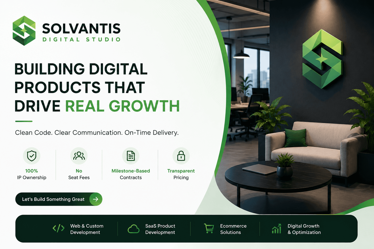 Solvantis Digital Studio - Building Digital Products That Drive Real Growth